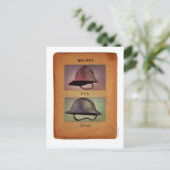 Steampunk Helmets Briefkaart (Staand voorkant)