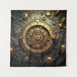 Steampunk hemelse kunst wandtapijt wandkleed
