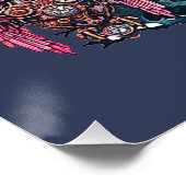 Steampunk Hero - Een collage Perfect Poster (Hoek)