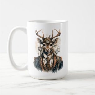 Steampunk Herten Koffie Mok