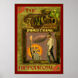 SteamPunk ~ Het industriële hippodrome Poster