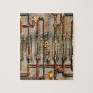 Steampunk - Het smeermiddelspruitstuk Legpuzzel
