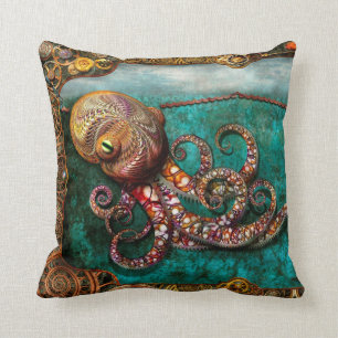 Steampunk - Het verhaal van de Kraken Kussen