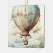  Steampunk Hete Luchtballon (2) Keramisch Ornament (Links)