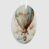  Steampunk Hete Luchtballon (2) Ornament (voorkant)