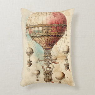  Steampunk Hete Luchtballon (4) Accent Kussen