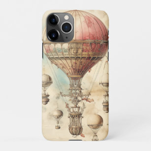  Steampunk Hete Luchtballon (4) iPhone 11Pro Hoesje