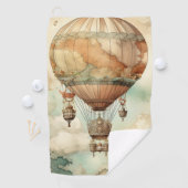  Steampunk Hete Luchtballon (5) Golfhanddoek (Insitu)