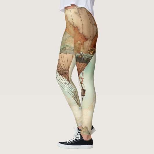 Steampunk Hete Luchtballon (5) Leggings (Links)