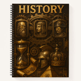 Steampunk History – Vintage Time Travel Notitieboek