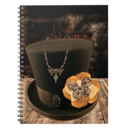 Steampunk Hoed Harde Kaft Notitieboek
