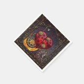 Steampunk Hoorstrelpapier Servetten (Hoek)