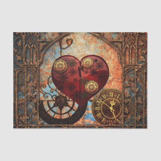  Steampunk Hoorstrelpapier Tissuepapier (Voorkant)