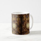 Steampunk Horloge Café Mug (Devant droit)