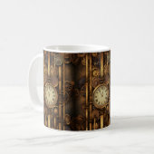 Steampunk Horloge Café Mug (Devant gauche)
