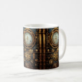 Steampunk Horloge Café Mug (Devant droit)