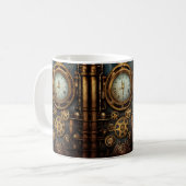 Steampunk Horloge Café Mug (Devant gauche)