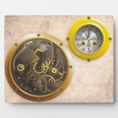 Steampunk horloge fotoplaat (Voorkant)