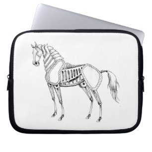 Steampunk Horse-laptop Hoesje Laptop Sleeve