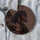 Steampunk Horse Ronde Button 6,0 Cm (In situ)