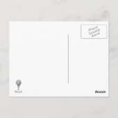 Steampunk Hot Air Ballon Hartelijk dank Briefkaart (Achterkant)