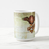 Steampunk Hot Air-ballon Koffiemok (Voorkant rechts)