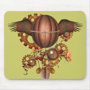 Steampunk Hot Air-ballon Muismat