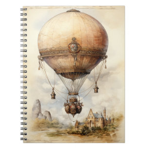 Steampunk Hot Air ballon Notitieboek