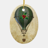 Steampunk Hot Air Ballon  Ornament (Voorkant)