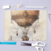  Steampunk Hot Air ballon Tissuepapier (Craft)