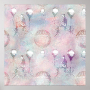 Steampunk Hot Air-ballonnen    Feminine Poster