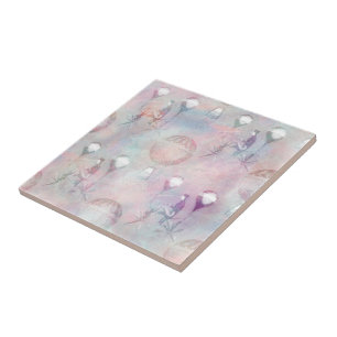 Steampunk Hot Air-ballonnen Feminine Tegeltje