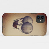 Steampunk Hot Air-ballonnen met schip Case-Mate iPhone Case (Achterkant (horizontaal))