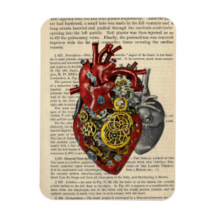 Steampunk Human Heart Anatomie Sci Fi Art Magneet