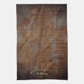 Steampunk in de industrie, bruin theedoek (Verticaal)