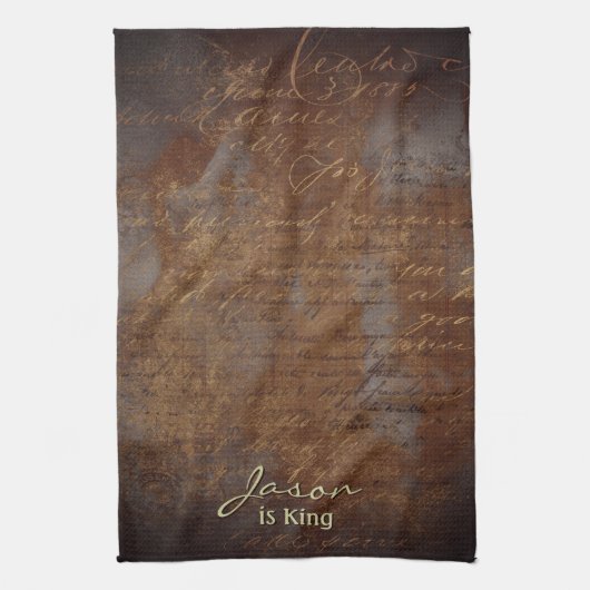 Steampunk in de industrie, bruin theedoek (Verticaal)