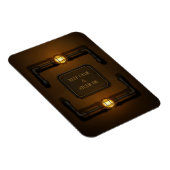 Steampunk in de machinekamer "Houd kalm en stoam a Magneet (Rechterzijde)