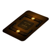 Steampunk in de machinekamer "Houd kalm en stoam a Magneet (Linkerzijde)