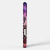 Steampunk Industrial Clockwork Paarse en Roze Case-Mate iPhone Case (Achterkant / Rechts)