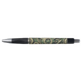 Steampunk Industriële Groene Clockwork Gears Pen (Voorkant)