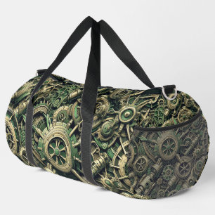 Steampunk Industriële Groene Clockwork Gears Plunjezak