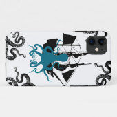 Steampunk iphone5 piraat - Kraken Octopus Attack! Case-Mate iPhone Case (Achterkant (horizontaal))