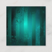 Steampunk Jewelry Watch on a Green Background Informatiekaartje (Achterkant)