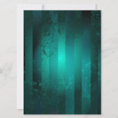 Steampunk Jewelry Watch on a Green Background Save The Date (Achterkant)