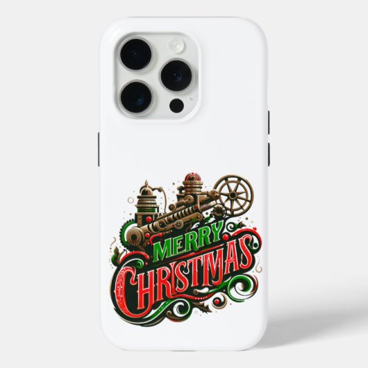 Steampunk Joyeux iPhone de Noël / coque ipad (Verso)