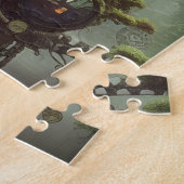 Steampunk Jungle Woning Legpuzzel (Zijkant)
