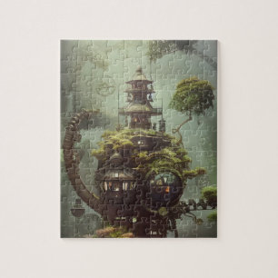 Steampunk Jungle Woning Legpuzzel