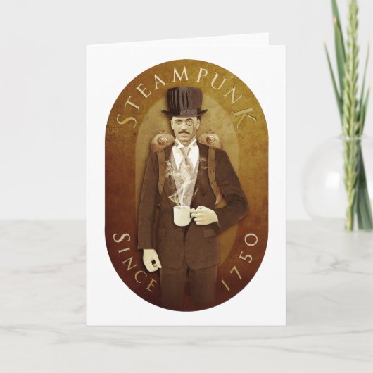 STEAMPUNK KAART (Voorkant)