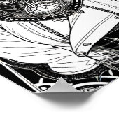 Steampunk kat poster (Hoek)