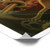 Steampunk Kat Poster (Hoek)